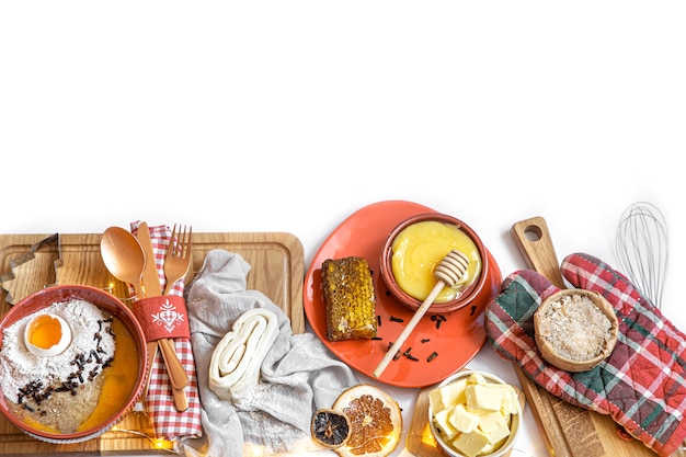 Kolacja przygotowywana w kuchni